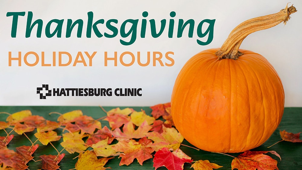 Thanksgiving Holiday Hours