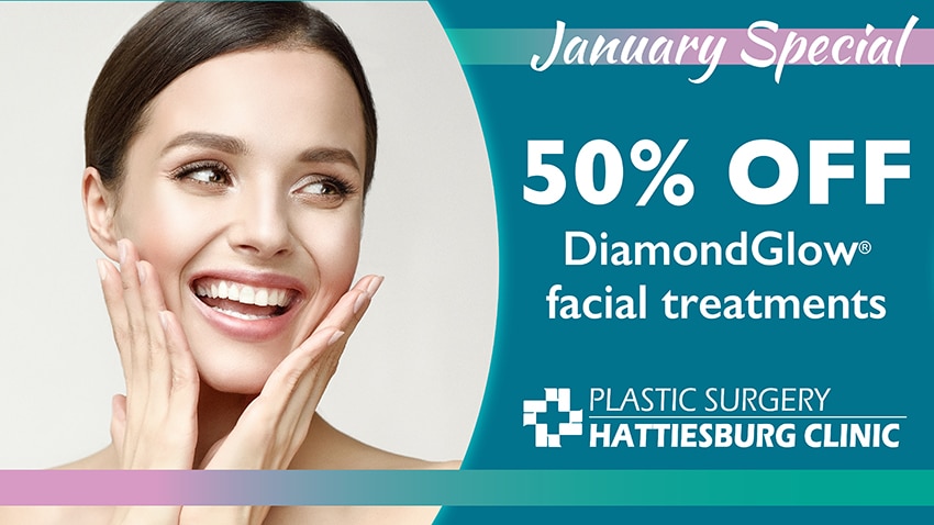 hattiesburg clinic plastic surgery January special diamondglow